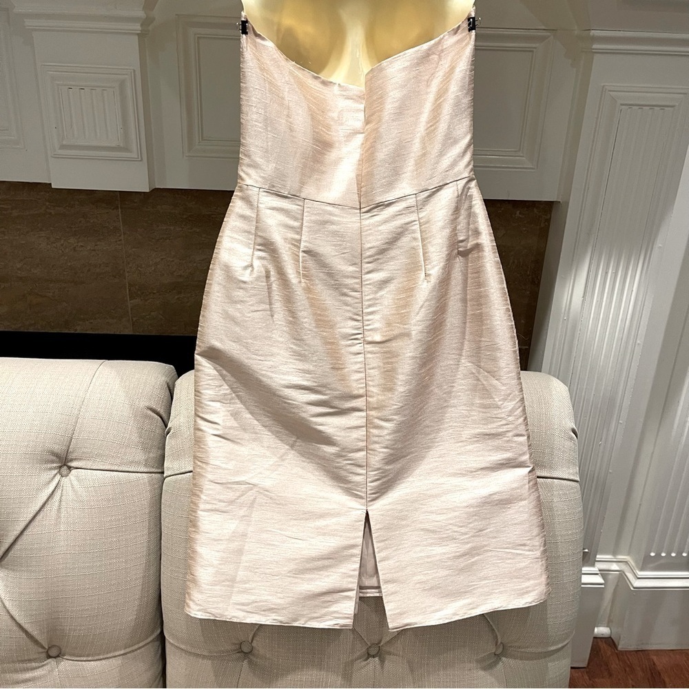 Alfred Sung Dress Pink Cocktail Party Dress Size 6 Wedding party Prom - Picture 2 of 10